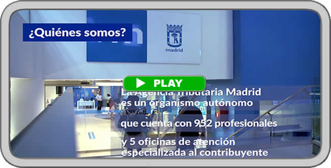 Acceso al vídeo de la Agencia Tributaria Madrid